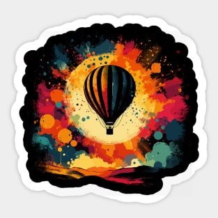 Hot Air Balloon Sticker